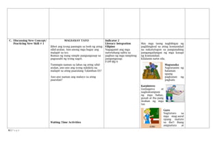 LESSON PLAN THEMATIC APPROACH ON MULTIGRADE LEVEL IN ELEMENTARY | DOCX