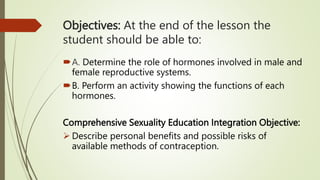 Roles of Hormones Involved in Male and Female Reproductive Systems.pptx