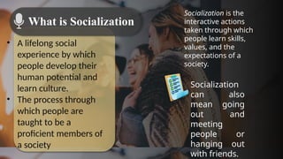 Represent Socialization COT_AGENTS-OF-SOCIALIZATION.pasasasasaptx | PPTX