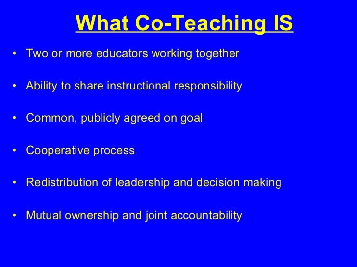 Coteaching