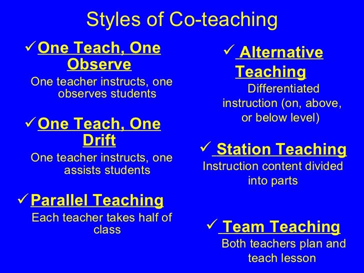 Coteaching