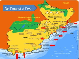 De l’ouest à l’est
 