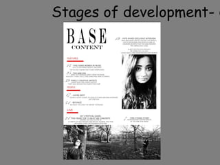 Stages of development- C
 