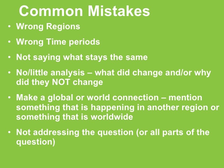 Apush ccot essay example picture