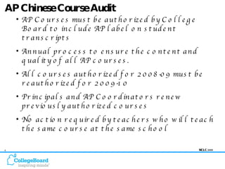 Cothrun Bai Ruan Ap Chinese | PPT