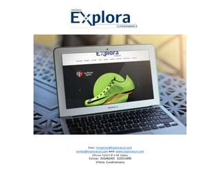 Email. recepcion@exploracun.com
ventas@exploracun.com web: www.exploracun.com
Oficina: Calle 5 N° 5-44 .Centro
Celular: 3142462455 3125515695
Villeta- Cundinamarca
 