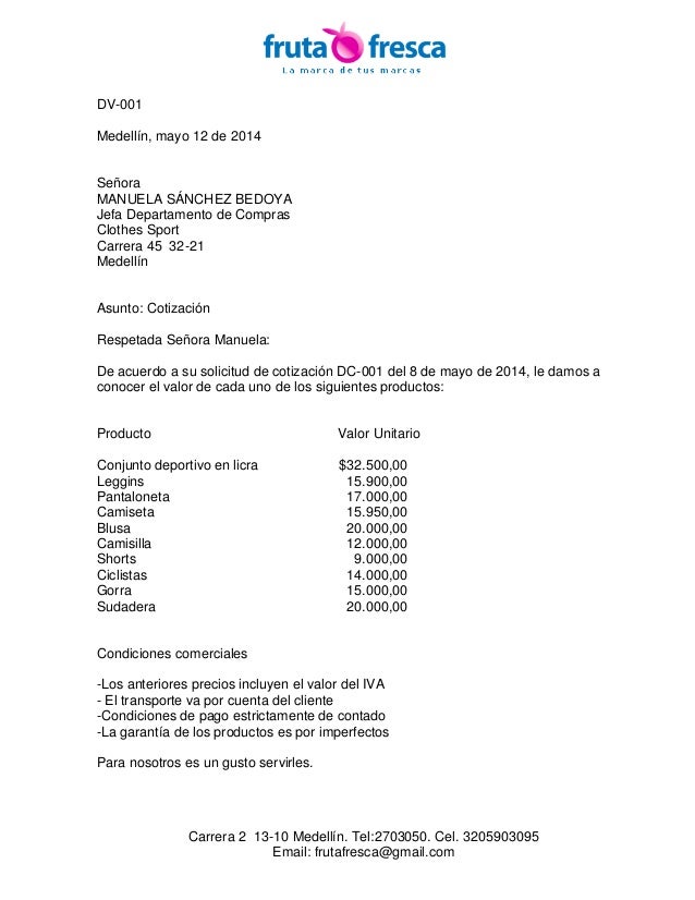 Cotizacion
