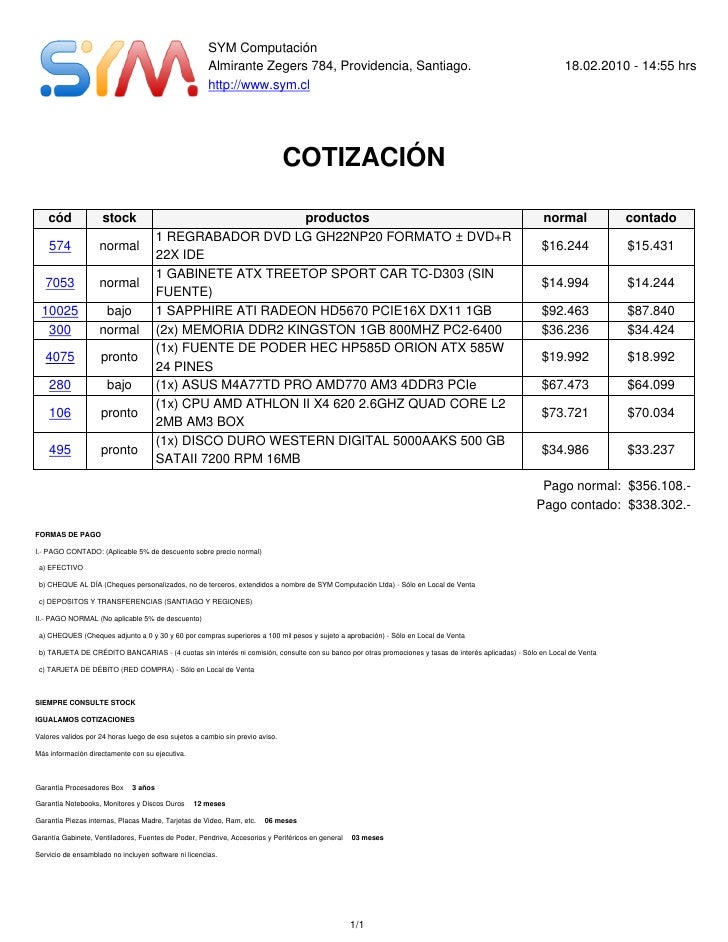 Cotizacion 18 02 2010 1455