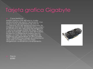 Soporta 32 y 64 BitsPrecio $3701Placa base intel DP67BGCaracterísticasMOTHERBOARD CON 2 PCI EXPRESS x16 PARA UN IMPRESIONANTE SLI PARA TARJETAS GRAFICAS