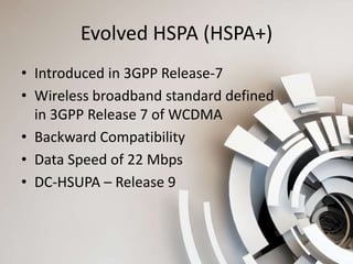 Hspa Bandwidth HSPA AND HSDPA | PPT