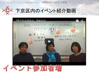 下京区内のイベント紹介動画
 
