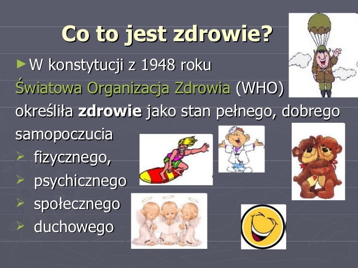 Co to jest zdrowie znaczenie ruchu dla zdrowia.planowanie ...