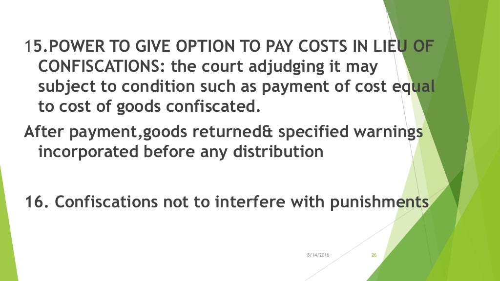 Control of tobacco products act