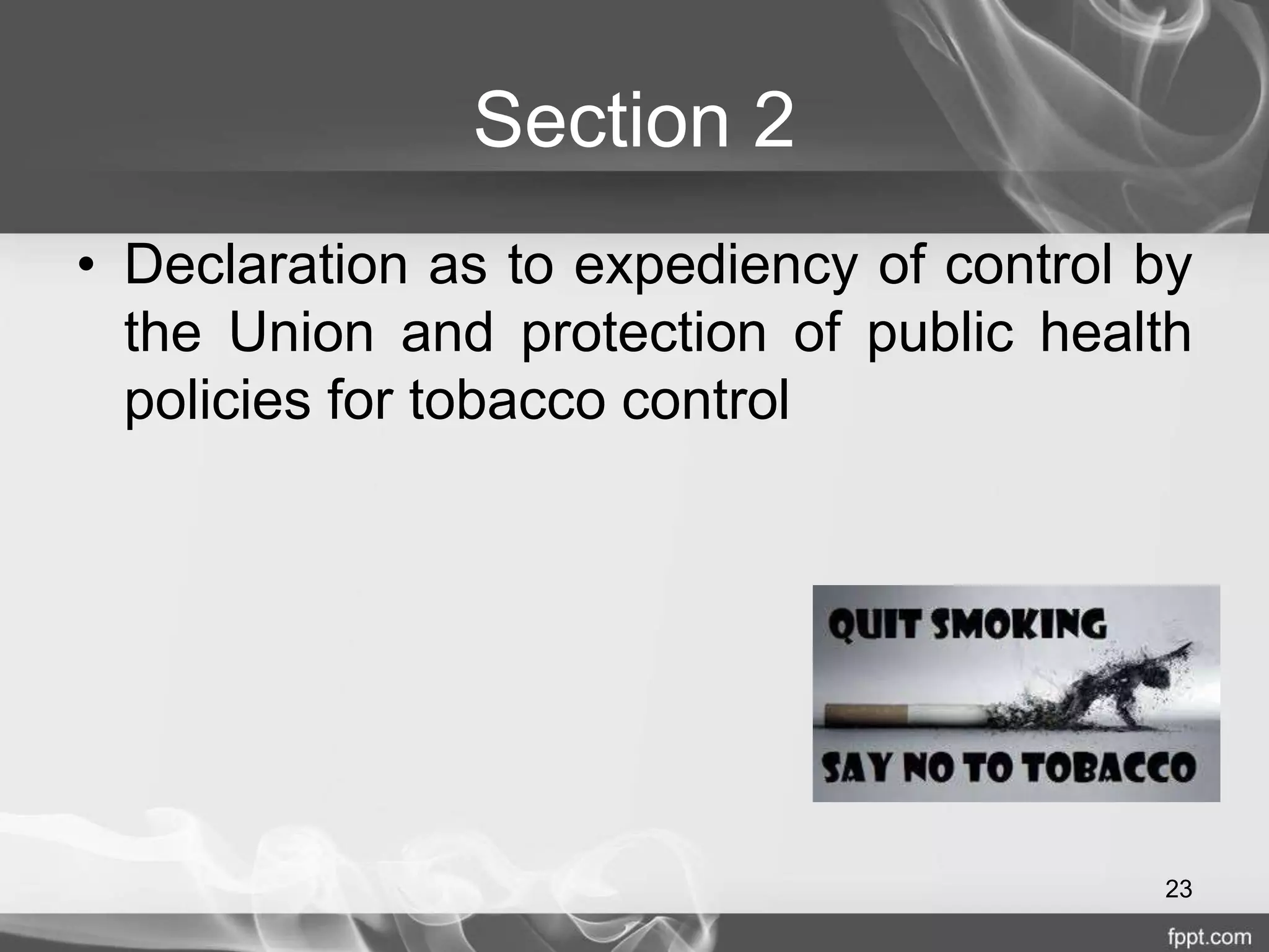 policy of tobacco regulation act 21  KLRD Advocacy Resources - Premium Cigar