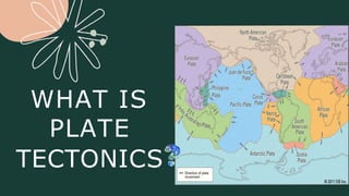 WHAT IS
PLATE
TECTONICS
 