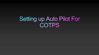 Cotps Setup Guide Pp Pptx
