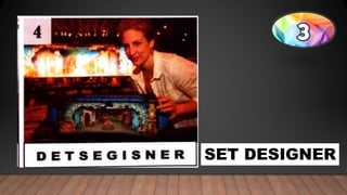 Arts Education: Roles in a stage production | PPTX