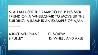 Ramp Simple Machine Problem Understanding Simple Machines: Types, Uses, and Importance in Daily ...