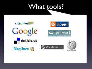 What tools? 