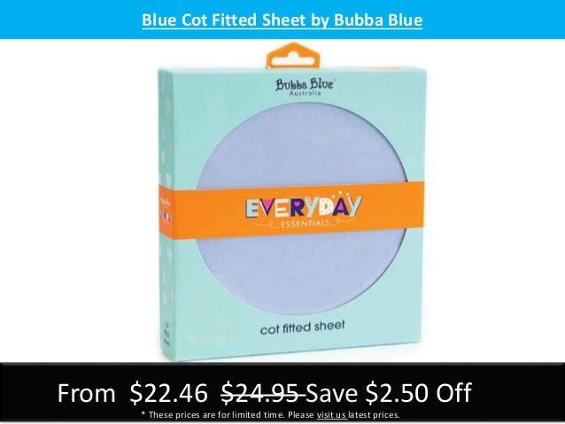 bubba blue cot set