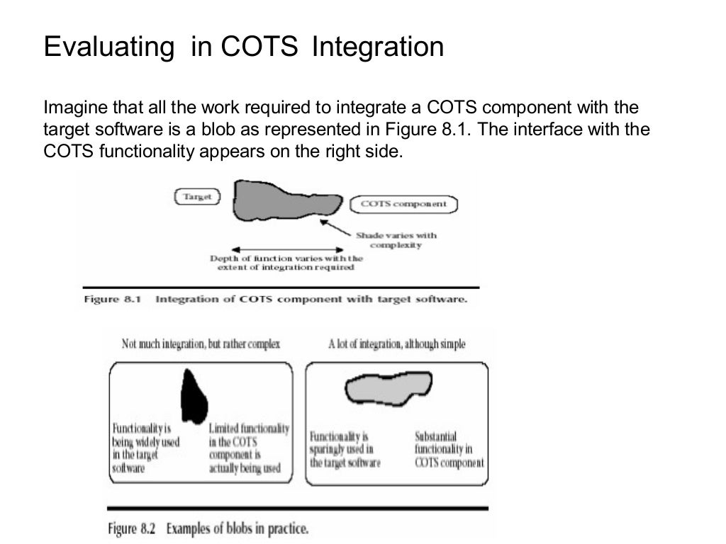 Cots integration