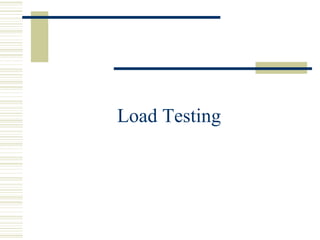 Load Testing
 
