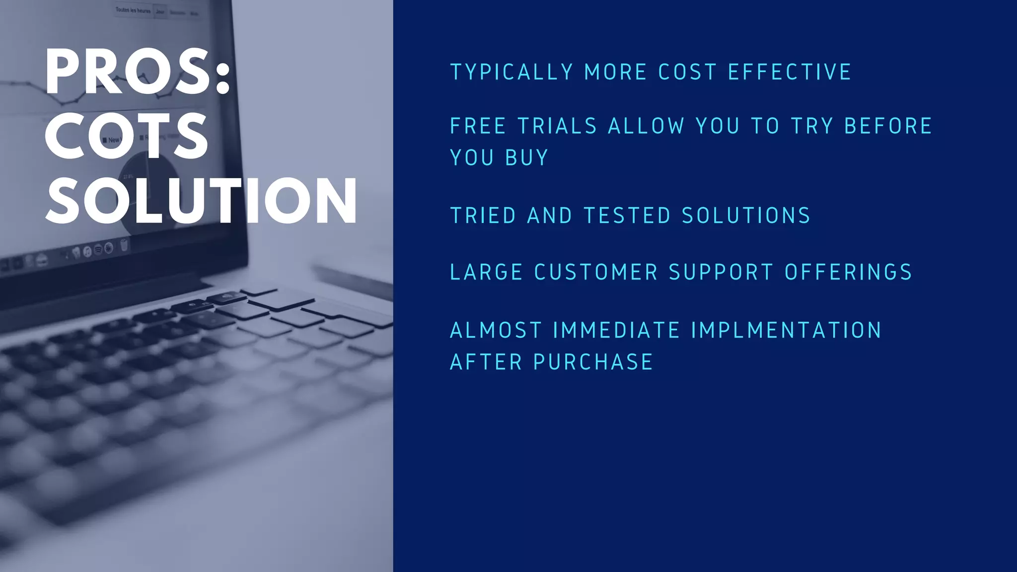 Cots vs Custom Software Development PPT