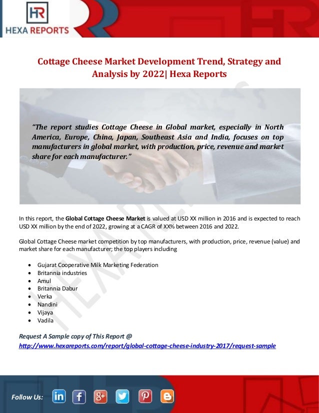 Cottage Cheese Market Development Trend Strategy And Analysis By 202