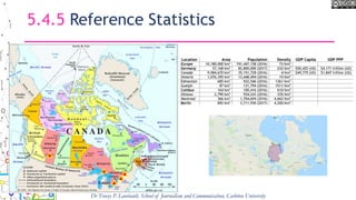 5.4.5 Reference Statistics
Guelph
Dr Tracey P. Lauriault, School of Journalism and Communication, Carleton University
 