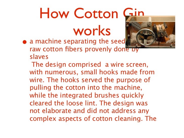 Cotton gin