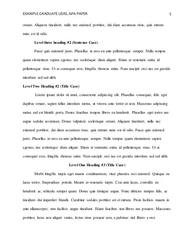 Essay Abstract Example