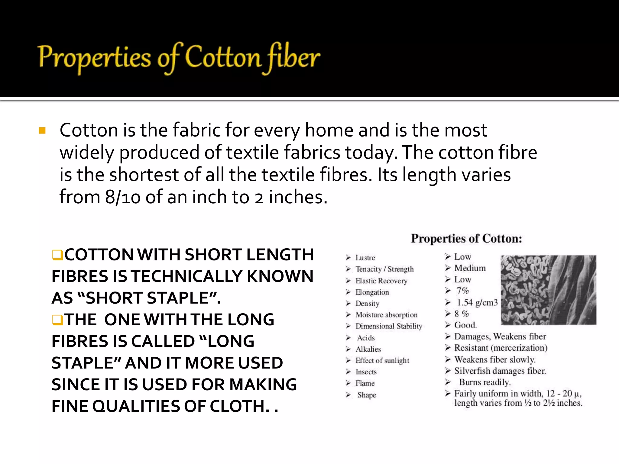 Cotton Presentation | PPTX