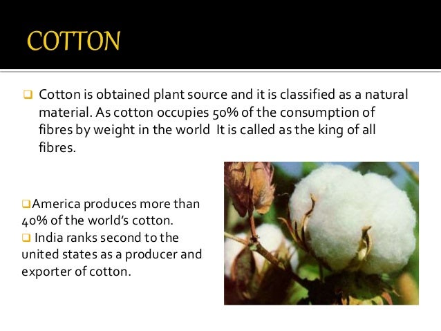Cotton Presentation