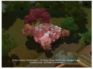 Cotton Candy Construction – 14 Clover Drive (20x20 lot) – Dragon Valley
Finished Cost - $74,999 (Furnished)
 