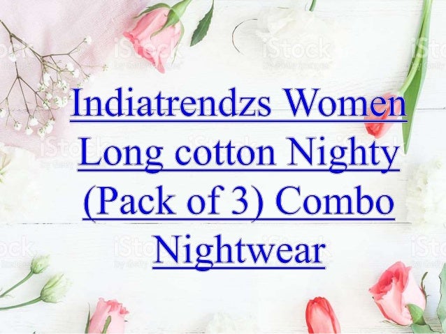 cotton nighty combo pack