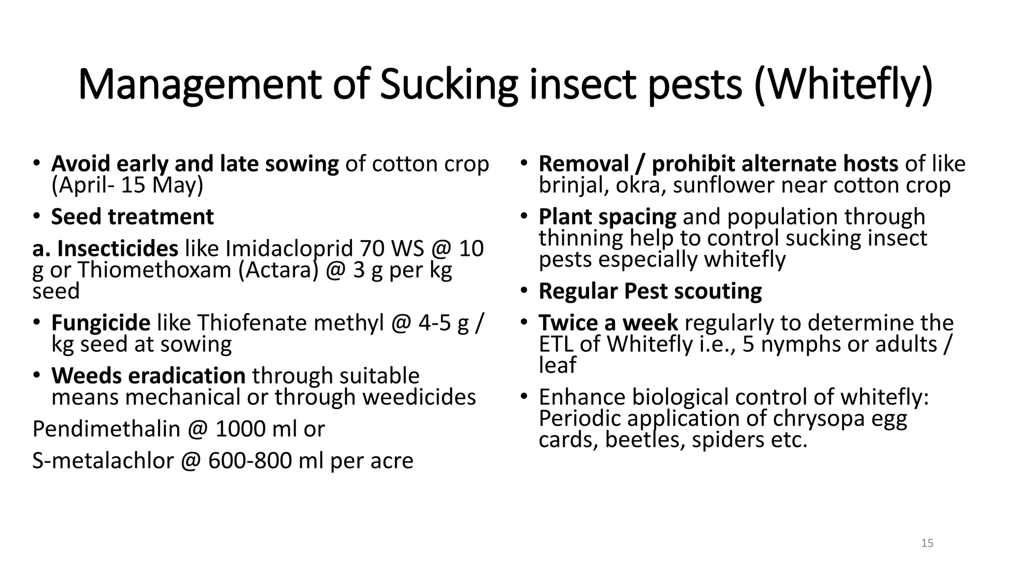 Cotton sucking Insect pests and Integrated management.pdf