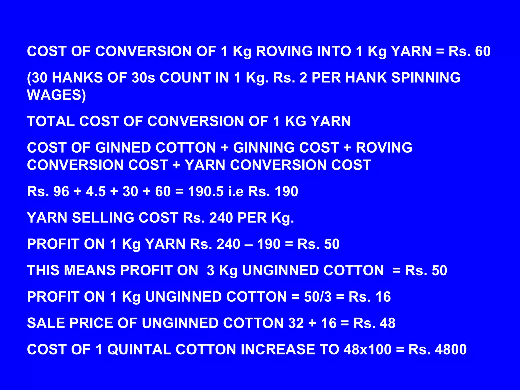 Cotton To Garments value addition PPT cotton-to-garments-value-addition-ppt