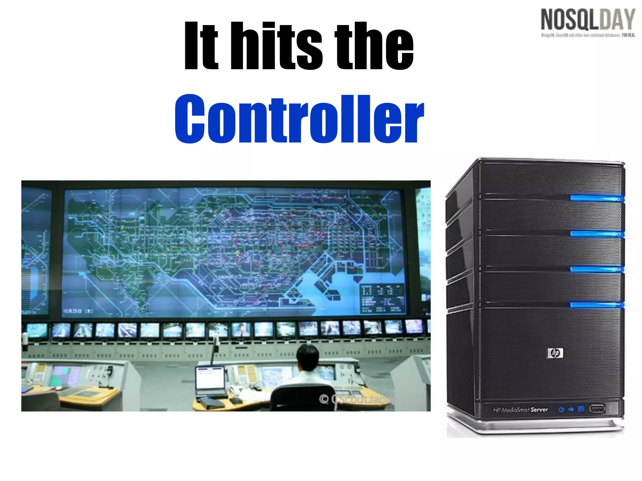 It hits the
Controller
 