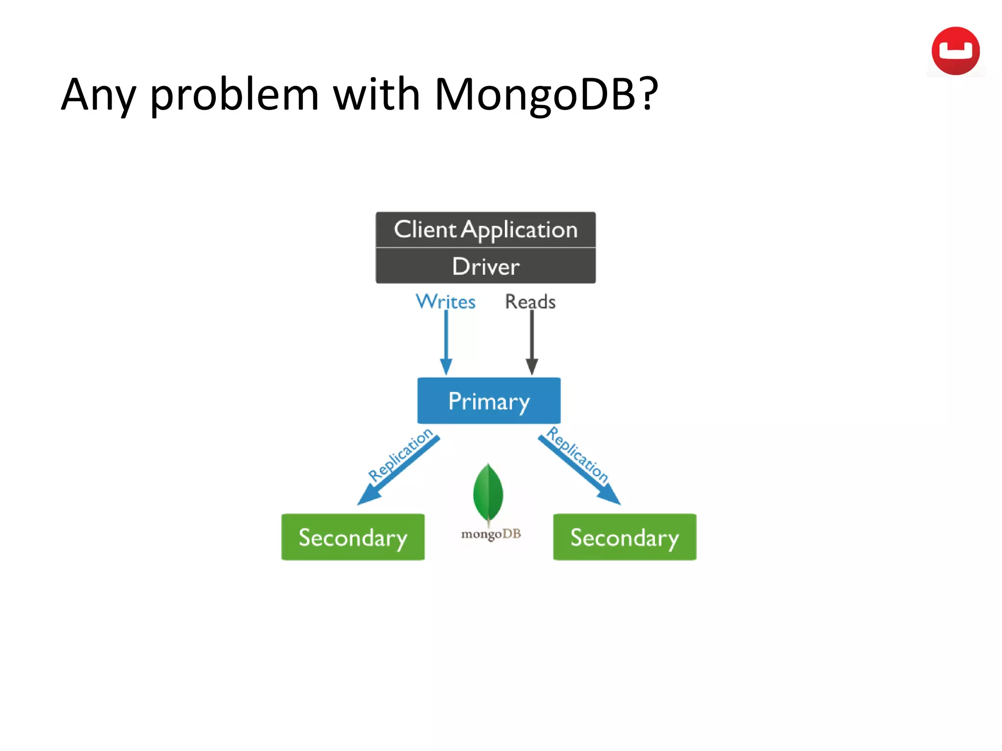 Any problem with MongoDB?
 