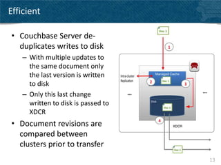 Couchbase Server 2.0 - XDCR - Deep dive | PPTX
