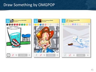 Draw Something by OMGPOP




                           45
 