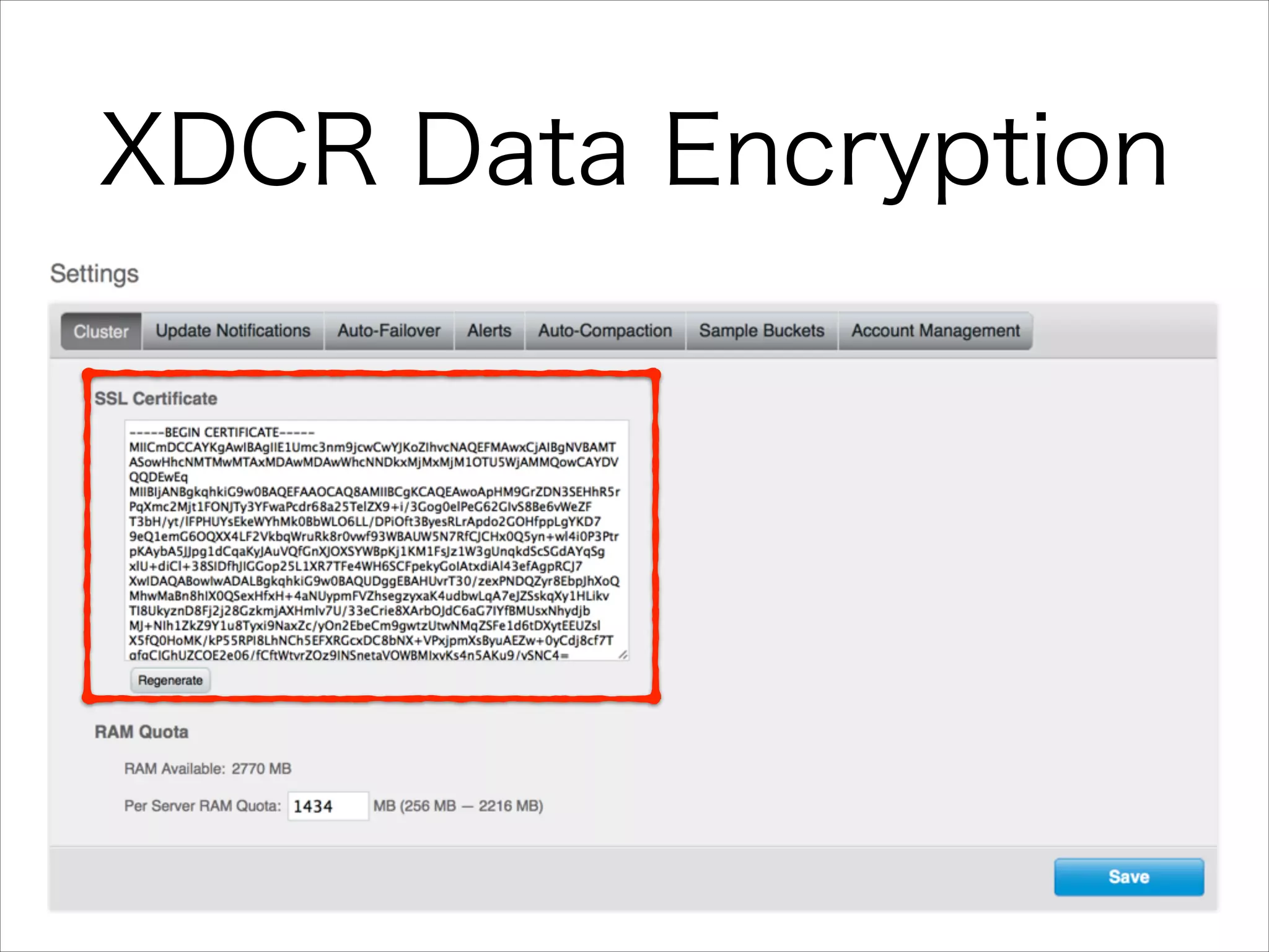 XDCR Data Encryption

 