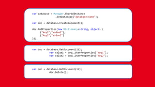Couchbase Lite Sync Gateway
 