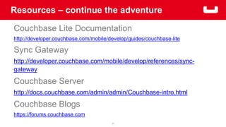 Environment Setup
Couchbase Lite + Sync Gateway + Couchbase Server + Azure
 
