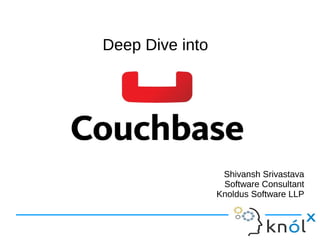 Deep Dive intoDeep Dive into
Shivansh Srivastava
Software Consultant
Knoldus Software LLP
Shivansh Srivastava
Software Consultant
Knoldus Software LLP
 