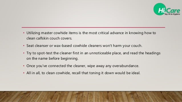 Couch Cleaning Tips And Tricks