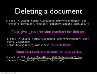 REST
Representational State Transfer
Clients-Server separation with uniform interface
(HTTP)
 