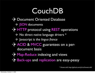 CouchDB
 