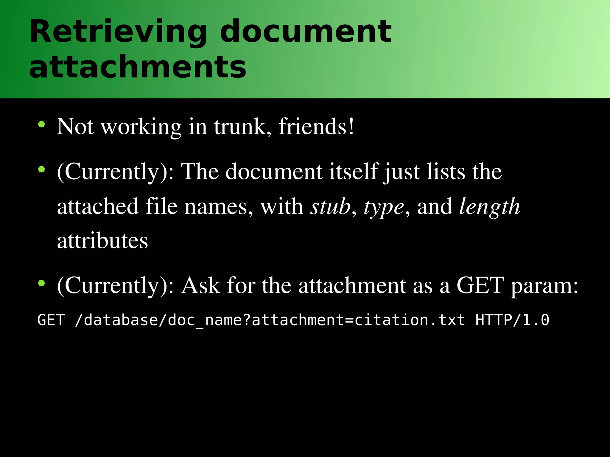 CouchDB is sacrilege... mmm, delicious sacrilege