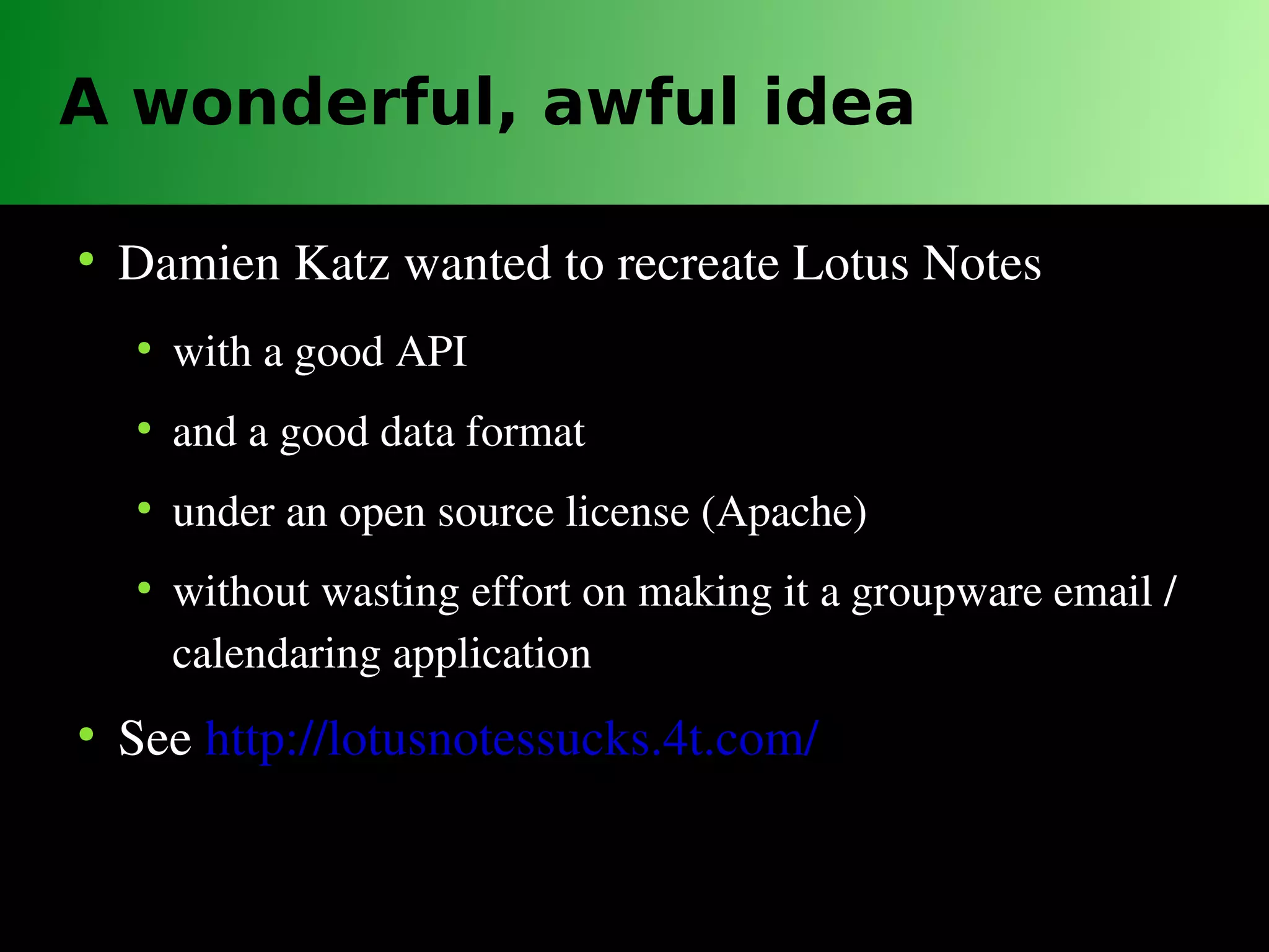 CouchDB is sacrilege... mmm, delicious sacrilege